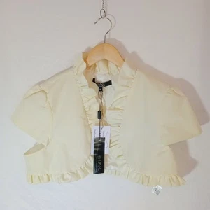 Star Julien Macdonald Jacket/Coat/Shrug/Cover Up/Layering Womens UK 16 BNWT New - Picture 1 of 12
