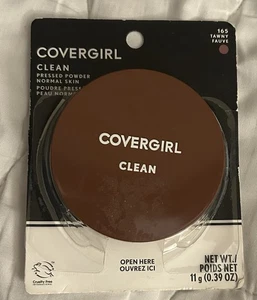 Covergirl Clean Pressed Powder Original Talc #165 Tawny - Picture 1 of 2