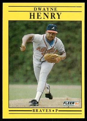 #692 Dwayne Henry 1991 Fleer - Image 1 of 2