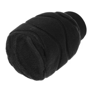 Universal Gear Shift Knob Cover Plush Hand Brake Gear Knob Cover Automatic - Picture 1 of 12