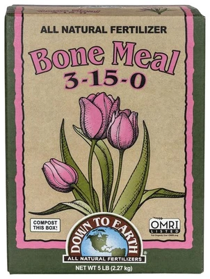 Comida de huesos orgánica - Alimento vegetal alto en fósforo para brotes, bulbos, flores, floración... Foto 1 de 4