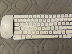 Apple Magic Mouse 2 und Magic Keyboard mit Touch ID beide Blue Lightning - Bild 1 von 5