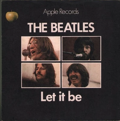Beatles Let It Be 7" vinyl UK Apple 1970 Original first pressing solid centre - Image 1 of 2