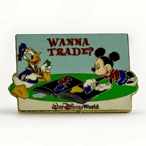 Disney 2001 Mickey & Donald Wanna Trade? Pin Mickey’s Trade Parade LE 2500 - Picture 1 of 7