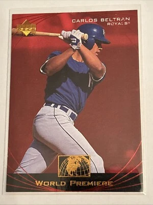 1999 Upper Deck Ovation World Premiere Carlos Beltran #64 - Image 1 of 2