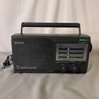 Sony Icf 34 Am Fm Tv Weather Radio 4Band Portable Ac And Battery Power Boombox