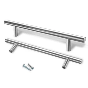 10-100x Manijas de muebles Manija de puerta Taller Manija de armario 64-320mm Manija de barra Manijas - Imagen 1 de 14