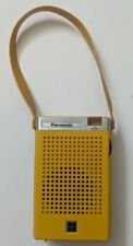 Vintage Panasonic AM Transistor Radio R-1029, Yellow, Pre-Owned