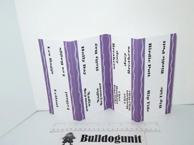 Juego de mesa Murder Mystery Lethal Luau 2003 lote de 8 cartas de lugar solo parte Foto 1 de 2