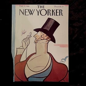 February 23, 1981~~~The New Yorker~~~COVER ONLY~~~by🐇Rea Irvin~~~GOOD Condition - Picture 1 of 3