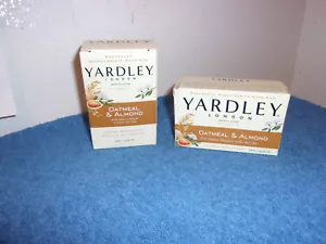 NUEVO (SELLADO DE FÁBRICA) 2 BARRAS DE JABÓN EN BARRA YARDLEY (LONDRES)... AVENA Y ALMENDRA - Imagen 1 de 4