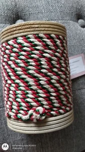 40 yds Cupcakes Cashmere DECORATIVE RIBBON CORD DIY metallic Wood Spool NEW - Picture 1 of 5