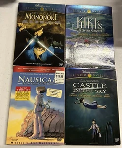 Princess Mononoke, Kikim’s Delivery, Nausicaa, Castle in Sky DVD Lot Some New - Picture 1 of 7