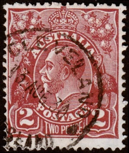 Australia Scott 70, Die II, Red Brown (1928) Used F-VF, CV $8.00 M - Picture 1 of 1