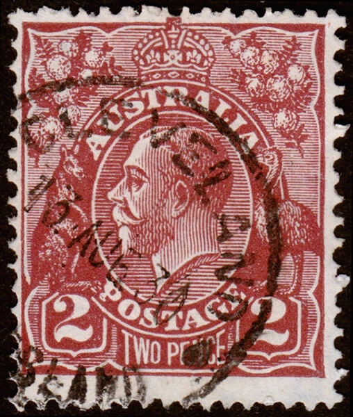 Australia Scott 70, Die II, Red Brown (1928) Used F-VF, CV $8.00 M - Image 1 of 1
