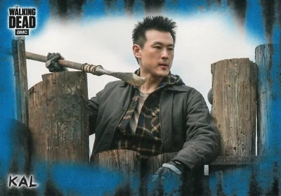 2018 Walking Dead Hunters & Hunted, Kal Blue Base Card #58 16/50 - Image 1 of 2