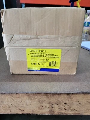 New! Square D 9070TF100D1 Transformer - Image 1 of 3
