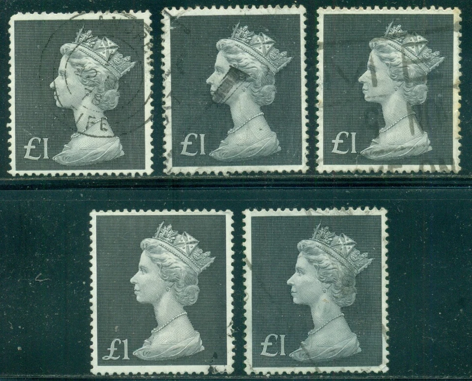 GRAN BRETAÑA SG-831b, SCOTT # MH168 MÁQUINA, USADA, 5 SELLOS, ¡GRAN PRECIO! Foto 1 de 1