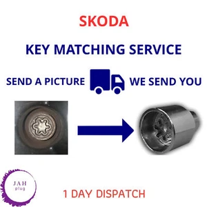 MASTER LOCKING LOCK SECURITY WHEEL NUT KEY BOLT MATCHING SERVICE FOR SKODA - Picture 1 of 6