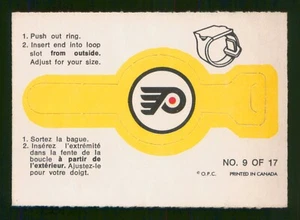 Philadelphia Flyers 1973-74 O-pee-chee anillos 73-74 #9 como nuevo+ 97218 - Imagen 1 de 2