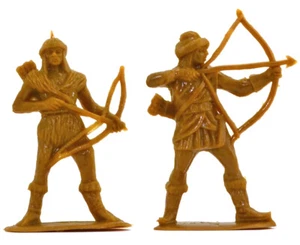 Jecsan - 6 Hun Archers in 2 poses - unpainted 60mm plastic - Picture 1 of 1