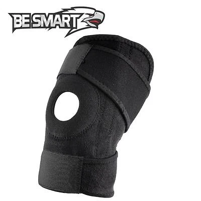 Be Smart New Wrap Around Knee Brace Support Adjustable  Knee Open Pattela Brace - Image 1 of 4
