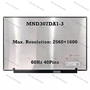 MND307DA1-3 13.3" 2560×1600 WQXGA 60Hz IPS 40 Pins LCD Screen Replacement Panel - Picture 1 of 1