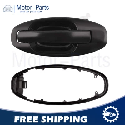 Manija de puerta trasera izquierda exterior negra 82263 para Hyundai Santa Fe 2001-2006 exterior Foto 1 de 4