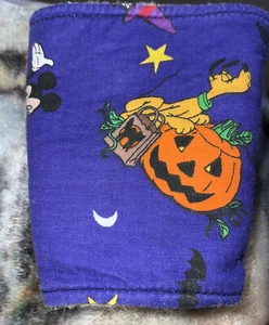 Halloween Cup Cozy for Hot or Cold Drinks Homemade Plato & Mickey Mouse New - Picture 1 of 12