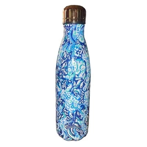 Lily Pulitzer Swell Race To The Wave Trinkflasche 17 Oz. Neu ohne Etikett nie benutzt - Bild 1 von 5