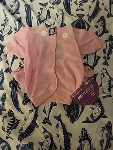 Pet Dog Pajamas Pink Sz XS Petrageous Designs Clothes Comfy Cute - Picture 1 of 2