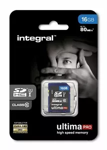 Integral 16GB SDHC Card SDHC Card HD Camcorders Digital camera Memory Card - Picture 1 of 2