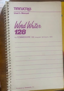 Timeworks Word Writer 128 for Commodore Instrukcja obsługi - Zdjęcie 1 z 1