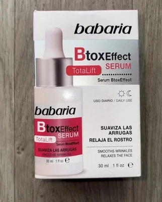 Babaria Btox Effect Serum Brand New in Box - Anti-Ageing Skincare