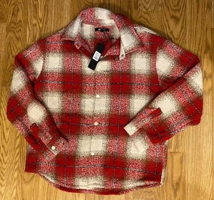 Moda Nova Para hombres Pequeña Roja Blanca Cuadros Gran Tamaño Botón Frontal Chaqueta/Chaqueta - Imagen 1 de 6