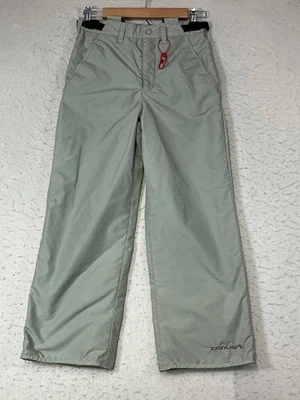 Pantalones de nieve Columbia para hombre gris medio Omni Tech cintura ajustable aislada Foto 1 de 4