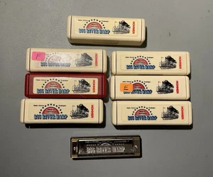 Hohner Big River Harp Harmonica, Multiple Keys, Most W/ Cases - Picture 1 of 8