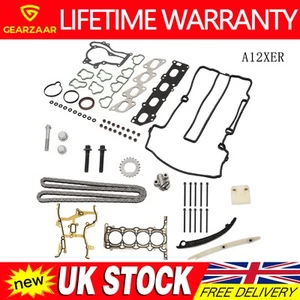 KIT GUARNIZIONI TESTA BULLONI CATENA DISTRIBUZIONE ADATTA A VAUXHALL CORSA 1.2 1.4 A12XER A14XER - Foto 1 di 10