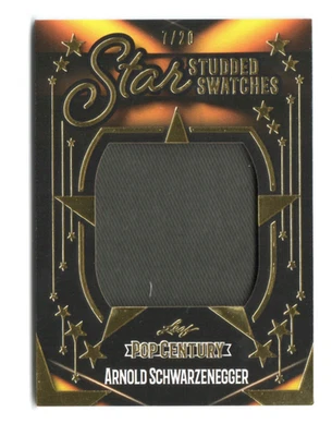 Pop Century 2023 Star Studded Swatches Relic SSS-7 Arnold Schwarzenegger #7/20 - Image 1 of 4