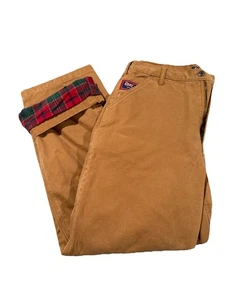 Walls Frost Pruf Canvas Baumwolle kariert gefüttert Arbeitshose Herren 36x30 TOP! - Bild 1 von 11