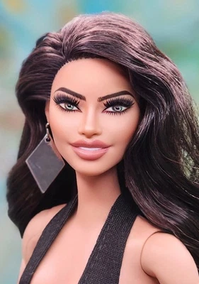 OOAK Repainted  Barbie nude Doll  - Image 1 of 3