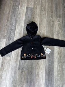 Two Turtle Doves Children’s Light Wool Jacket With Embroidered Detail Size 10 - Picture 1 of 4