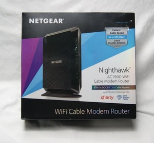 NETGEAR Nighthawk AC1900 WiFi DOCSIS 3.0 Cable Modem Router (C7000) tested - Picture 1 of 7