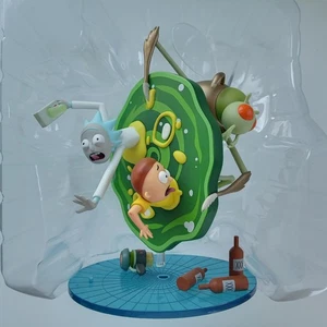 Kidrobot: Rick & Morty Time Portal Vinyl Art Figure statue figurine pop - Picture 1 of 15