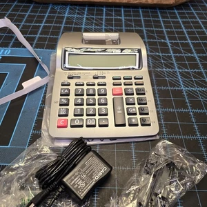 Casio HR-100TM Plus Mini Desktop Printing Calculator – Open Box imperfect - Picture 1 of 9