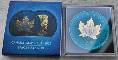1oz Silber Royal Maple Leaf Space Metals III Edition 2022 Canada - Bild 1 von 4