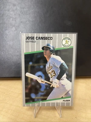 1989 Fleer - Jose Canseco #5 - Image 1 of 2