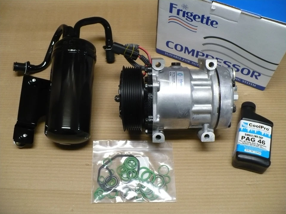 Kit de compresor de aire acondicionado Frigette para Ram 2500 2003-2005 (5,9 L diésel) Foto 1 de 4