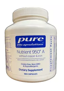 Pure Encapsulations Nutrient 950 Multivitamin 180 Capsules - Picture 1 of 6