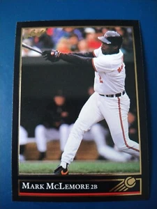 1992 Leaf GOLD Mark McLemore #427 Baltimore Orioles - Picture 1 of 2